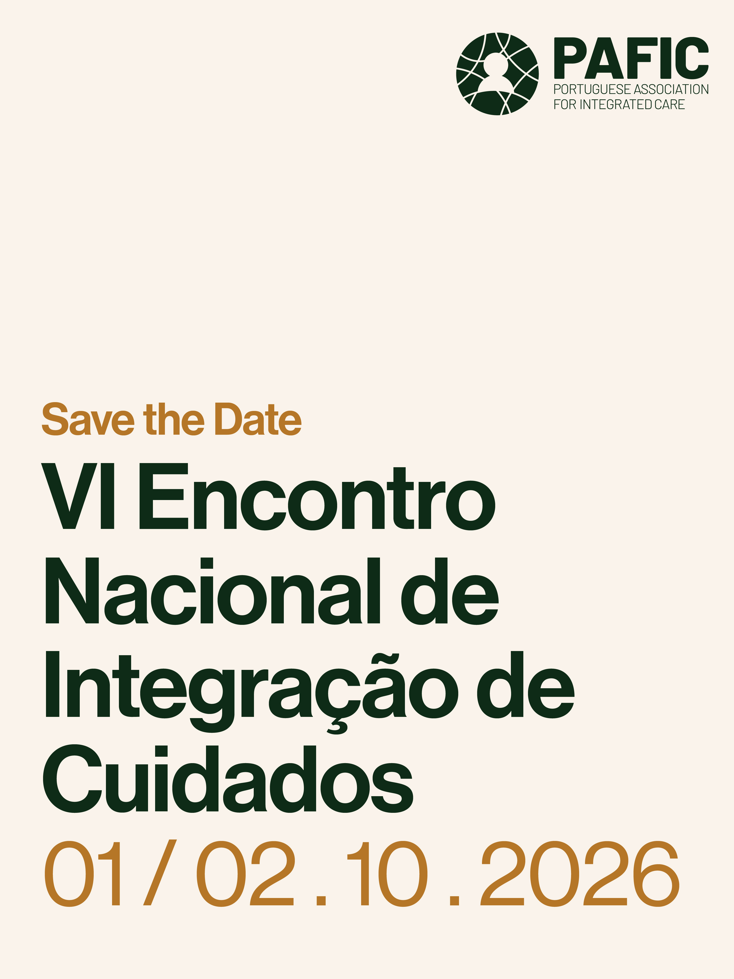 VI Encontro Nacional de Integração de Cuidados da Portuguese Association for Integrated Care