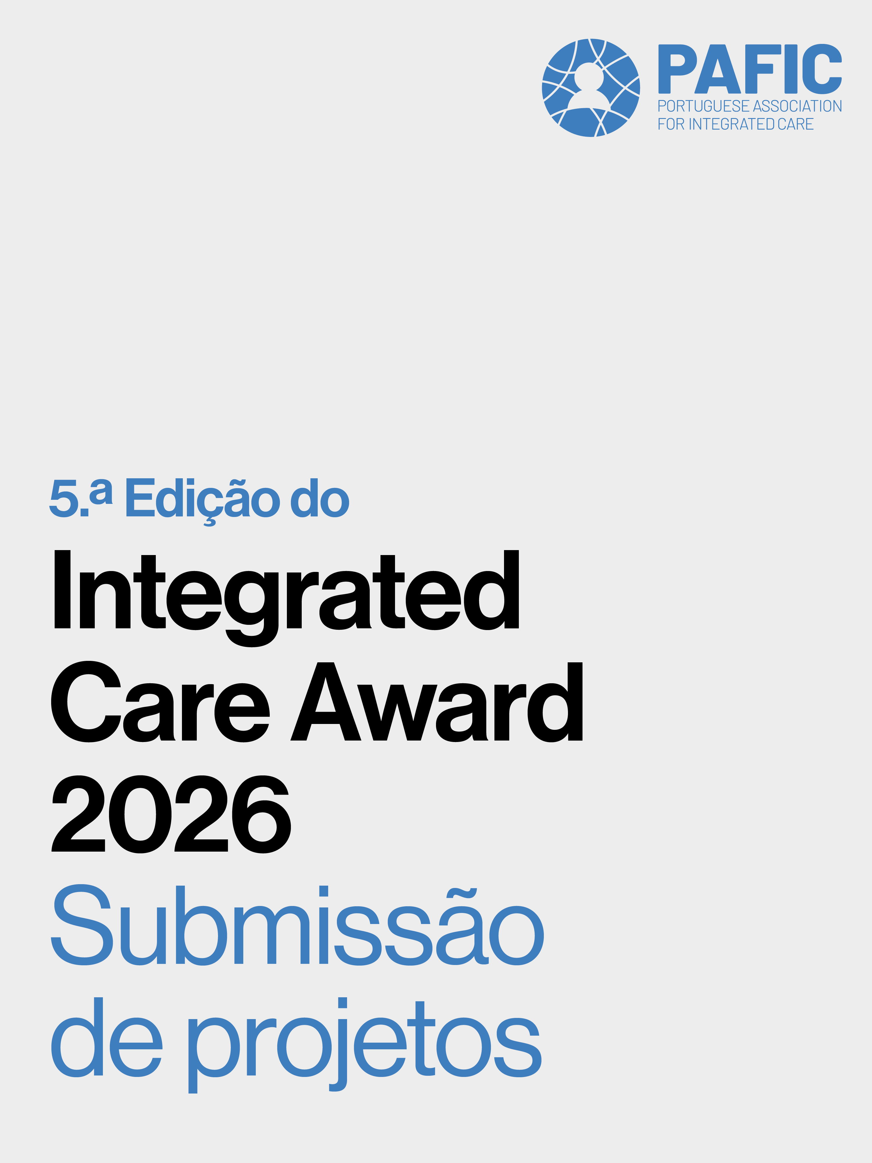 5.ª Edição do Integrated Care Award (ICA)