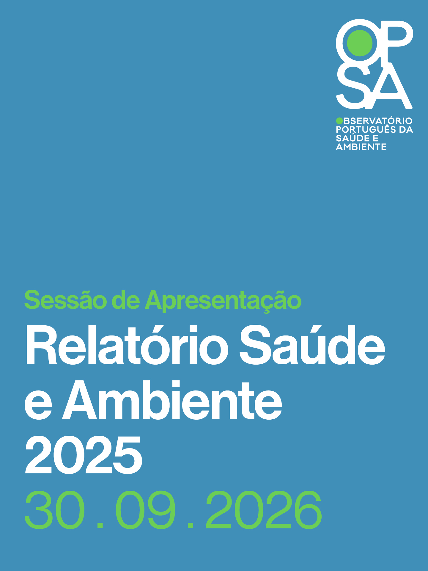 RELATÓRIO SAÚDE E AMBIENTE 2025